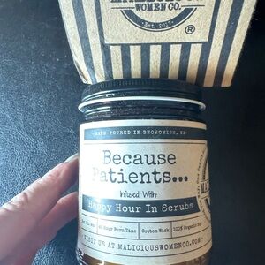 Malicious Women Co-Candle-Because Patients-Lemon Drop Martini-Happy Hr In Scrubs